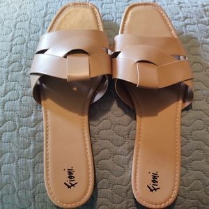 Tan sandals